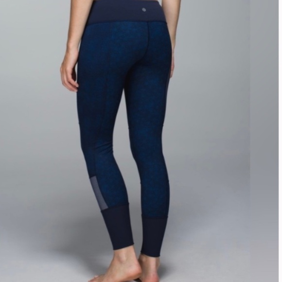 Lululemon Wunder Under Luon Sashiko Patch Leggings - Picture 3 of 12